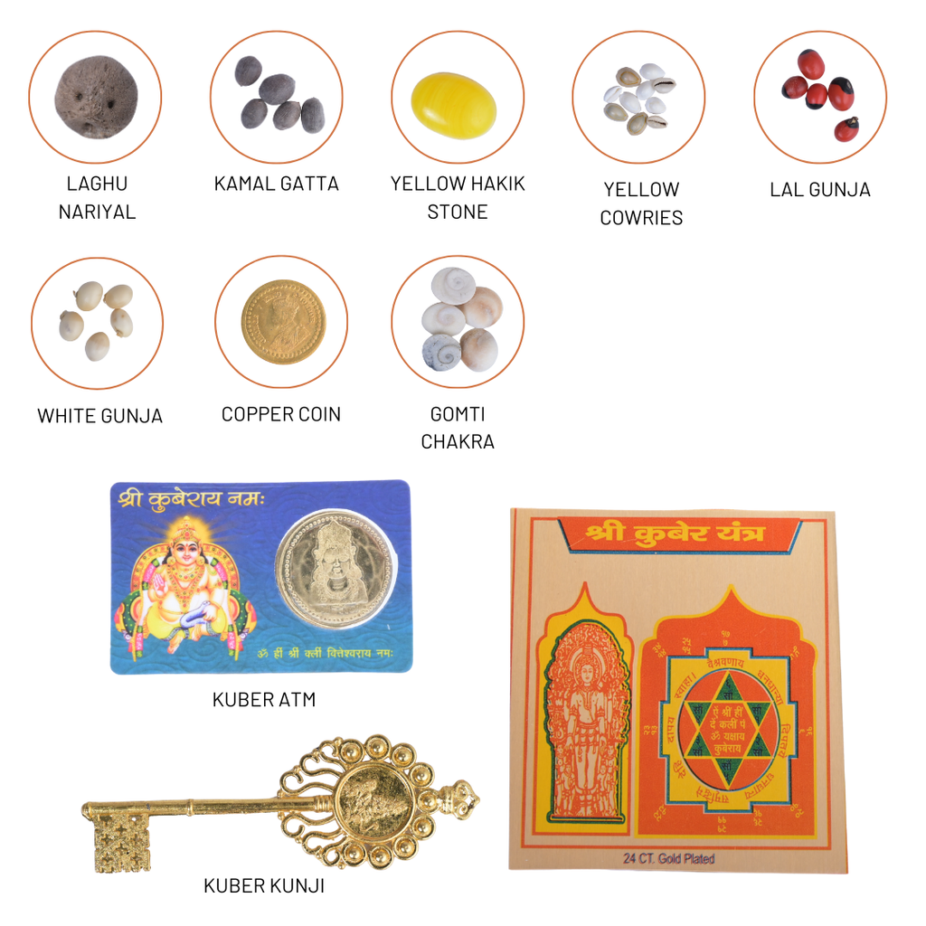 Kuber Poojan Diwali Potli Bag for Spiritual Wealth & Prosperity | Auspicious Pooja Kit for Lakshmi Kuber Pooja & Diwali Pooja