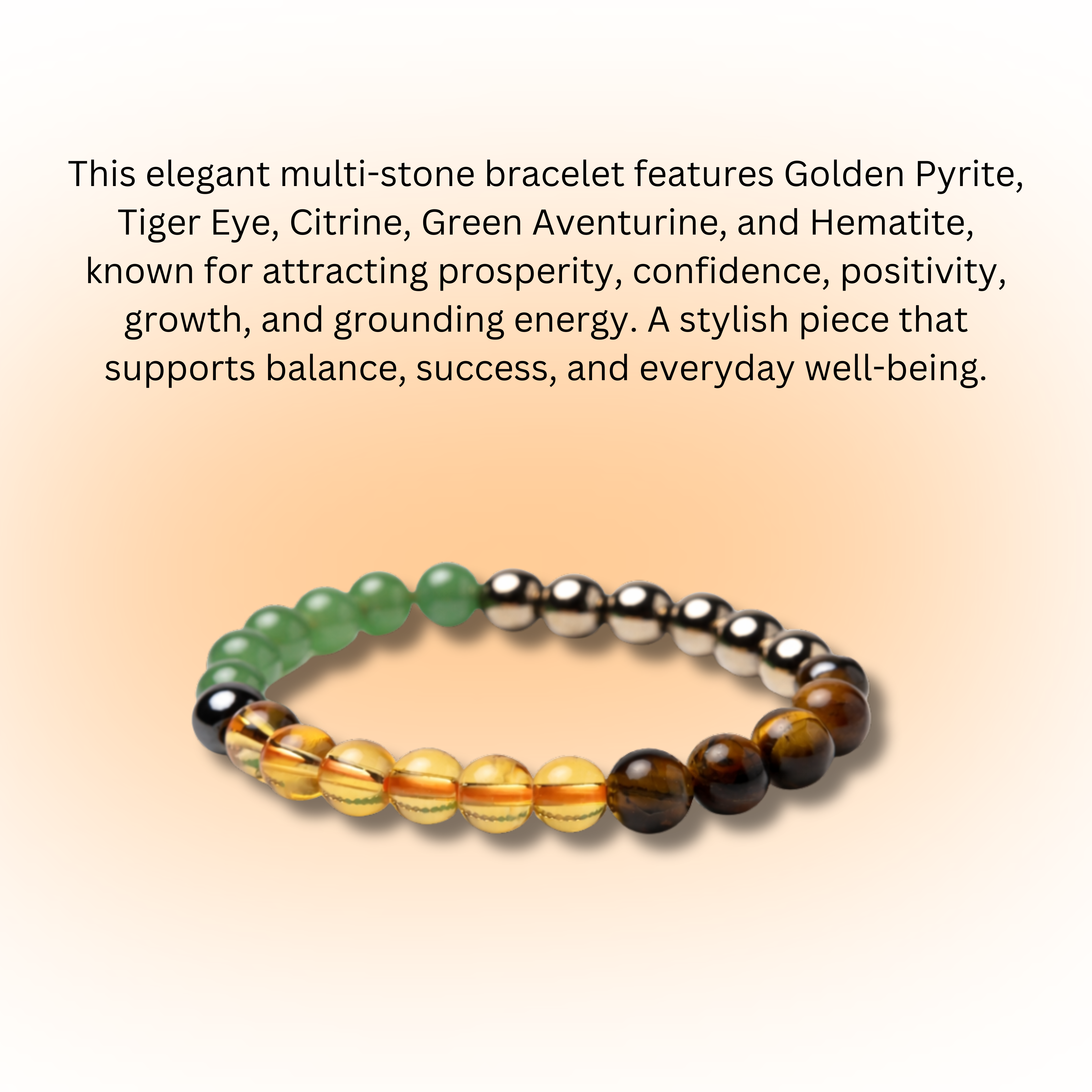 Dhan Yog Bracelet for Wealth, Prosperity & Positive Energy | Unisex Spiritual Crystal Bracelet