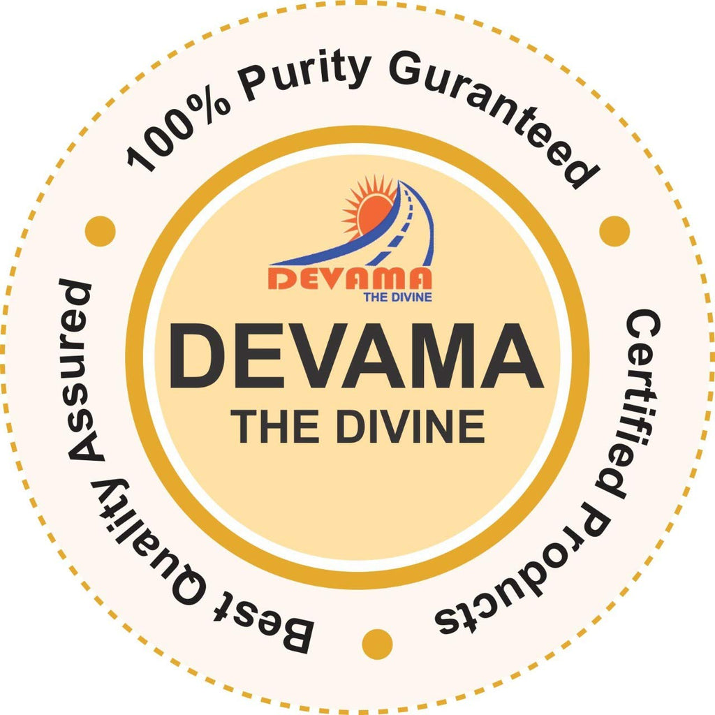 Devama The Divine™ Natural Black Stone Shaligram/SALIGRAM/SHALAGRAM/SALAGRAMA Shila for Pooja (Religious Stone) for Divine Blessings from GANDAKI River