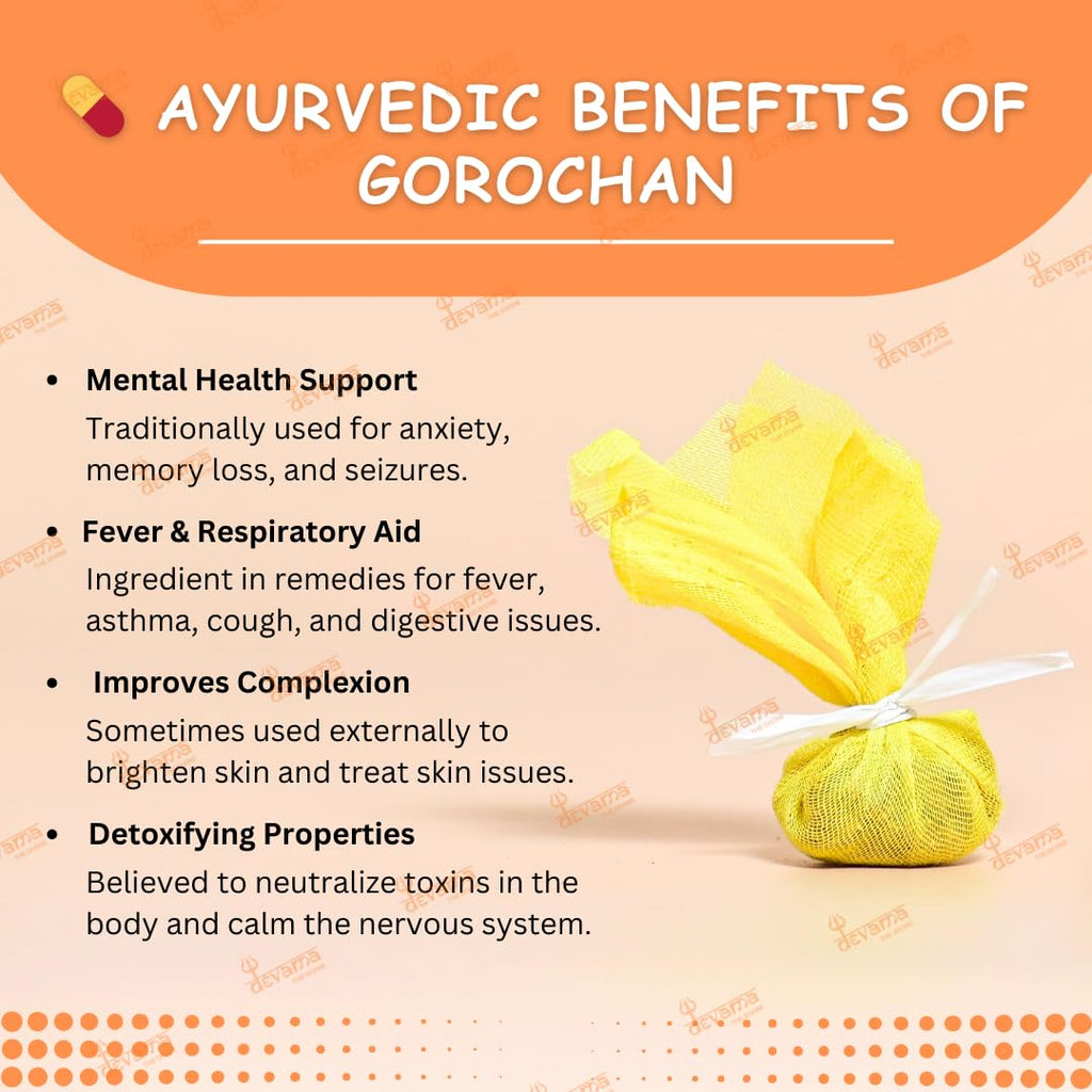 Devama The Divine Original Gaulochan (Gorochan) | Authentic Spiritual Substance for Tantra, Pooja, and Sadhana | Sacred Herbal Powder for Ritual Use (FOR EXTERNAL USE ONLY)