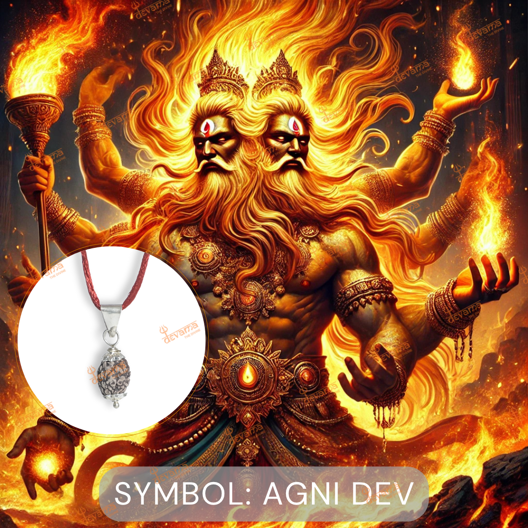 3 Mukhi Rudraksha Original | Three Faced Rudraksh Bead Mentioned in Shiva Purana | Agni Tatva Rudraksha | Certified Natural for Positivity, Energy & Self-Transformation