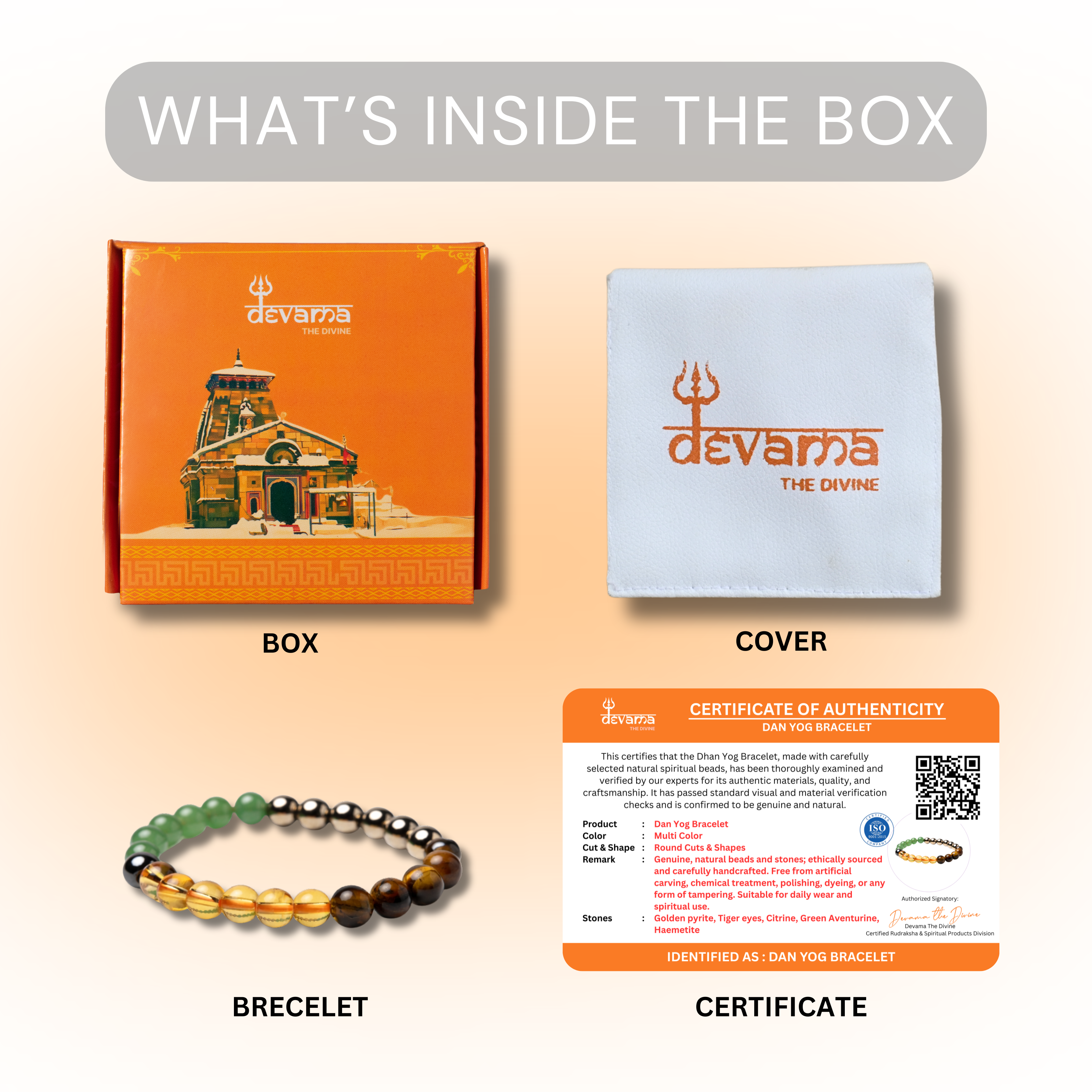 Dhan Yog Bracelet for Wealth, Prosperity & Positive Energy | Unisex Spiritual Crystal Bracelet