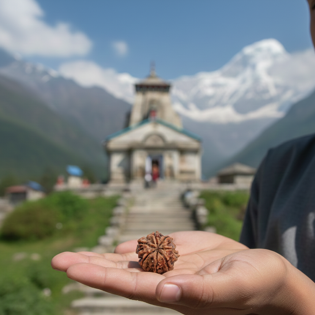 Natural 7 Mukhi Rudraksha | Certified Saat Mukhi Rudraksh Bead | Energized for Wealth, Health & Saturn Balance | Goddess Lakshmi Blessings | Vedic Astrology & Numerology Approved