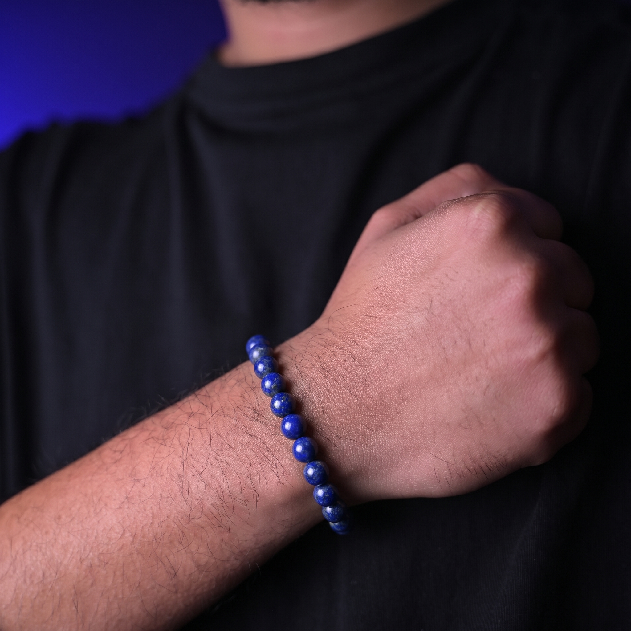 Lapis Lazuli Bracelet for Wisdom, Truth & Inner Power | Unisex